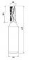 Preview: DIA - Nestingfräser D=14x41 S=16x50 Z=3+3+1 DP Rechtslauf  DIA H=3,0mm